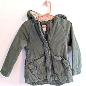 Old Navy Jacket, size 5T, Hazel green color.